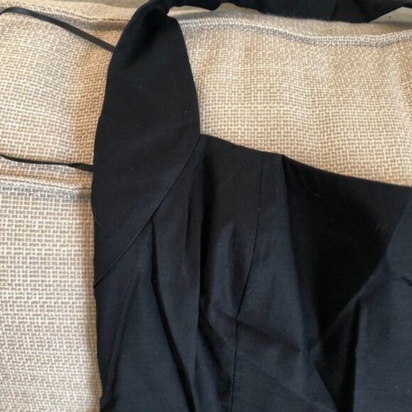 NWT Reformation Babette Cotton Mini Dress Sz2 Black Cotton Bubble - Picture 7 of 9